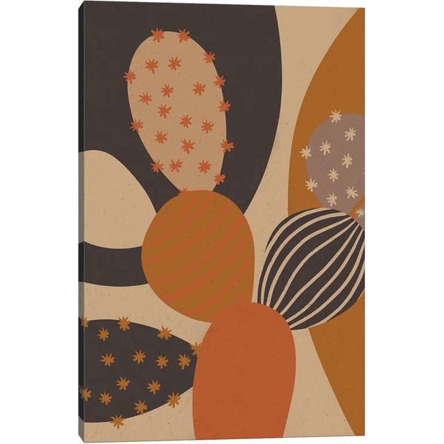 Flowering Cactus III by Alisa Galitsyna - Wrapped Canvas Graphic Art on Canvas (20.32 cm H x 30.48 cm W)