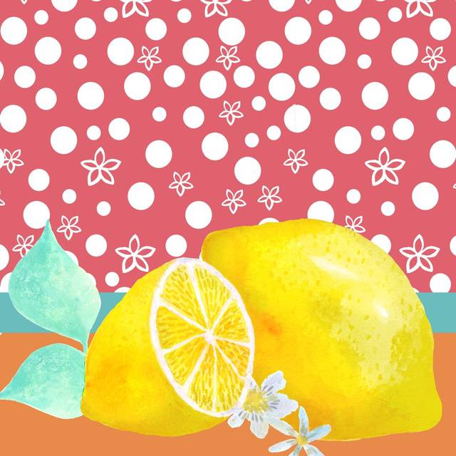 Lemon Inspiration I by Larisa Hernandez - Wrapped Canvas Painting (122cm H x 122cm W)