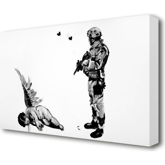 &#39;Who Killed Cupid&#39; Wrapped Canvas Graphic Art Print (50.8 cm H x 81.3 cm W)