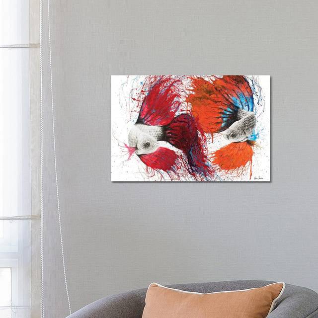 Mexican Standoff by Ashvin Harrison - Wrapped Canvas Graphic Art (66.04 cm H x 45.72 cm W x 3.175 cm D)