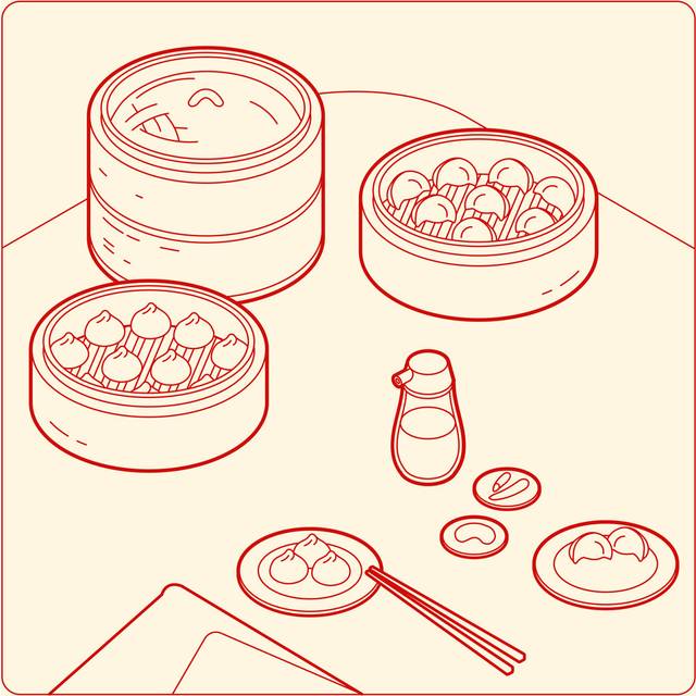 Popular Asia Food - Wrapped Canvas Graphic Art (76cm H x 76cm W x 3.8cm D)