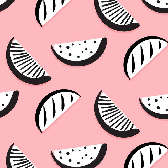 Fruit Food Design by Milatoo - Wrapped Canvas Art Prints - Pink (76cm H x 76cm W x 3.8cm D)