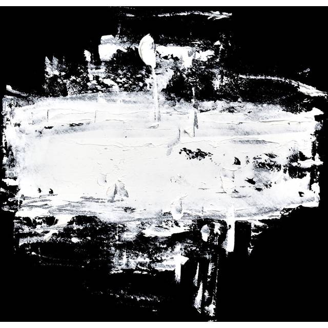 Jaffrey White Oil Paint - Wrapped Canvas Painting (91cm H x 91cm W x 3.8cm D)