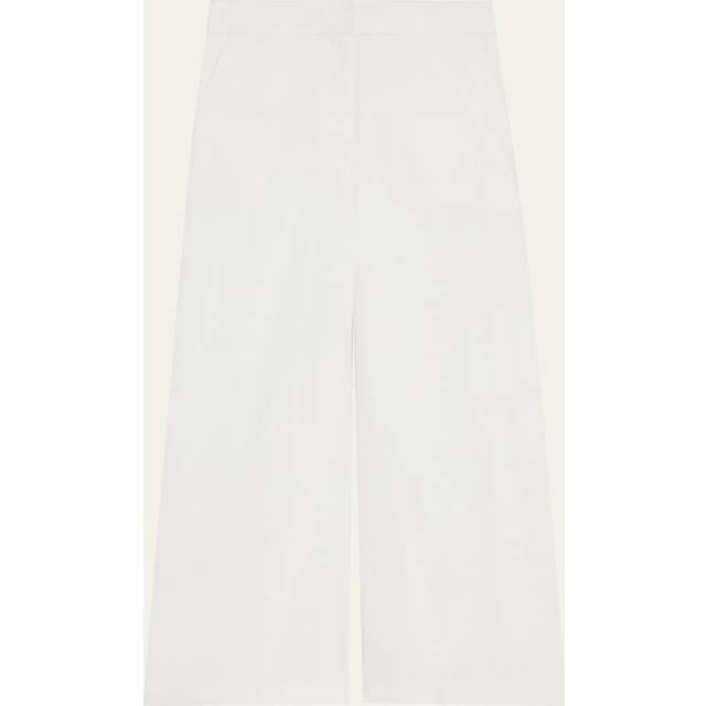 Terena Cropped Wide-Leg Pants - WHITE - 6