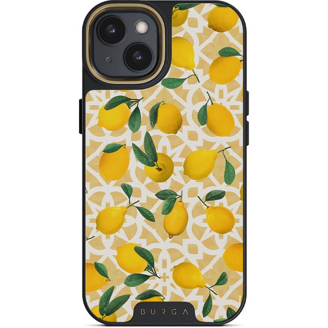 Lemon Juice - iPhone 14 Plus Case, Elite Dark (MagSafe) / Gold