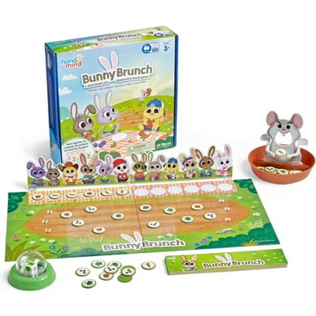 Learning Resources Bunny Brunch Board Game, Ages 3+, Preschool Games, Maths Games for Kids, Classroom Games for Early Years, Patterning Skills, 2-4