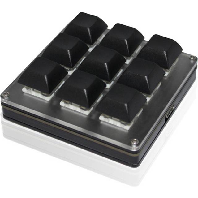 9-key Wireless Customizable Keyboard 2.4g Usb Bluetooth -mode Key Customization Hot-swappable Keys