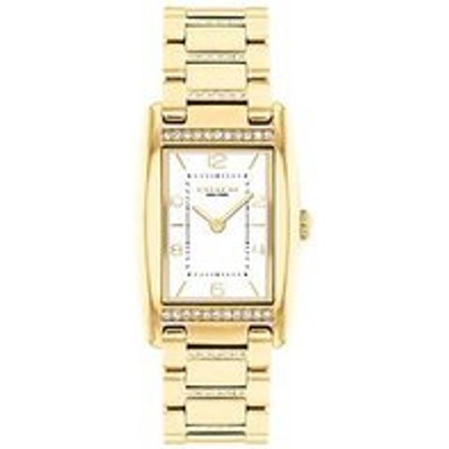 COACH Ladies Reese Gold IP Bracelet Watch, Gold, Women