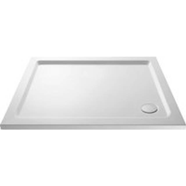 1200mm x 760mm Premium Rectangular Shower Tray - White