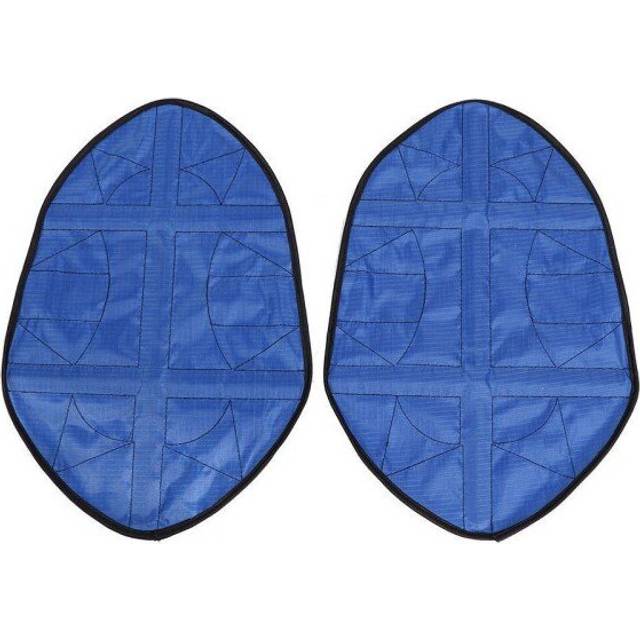 (Blue) Waterproof Reusable Shoe Cover Step in Sock Portable Auto-Package Overshoes Shoe Covers