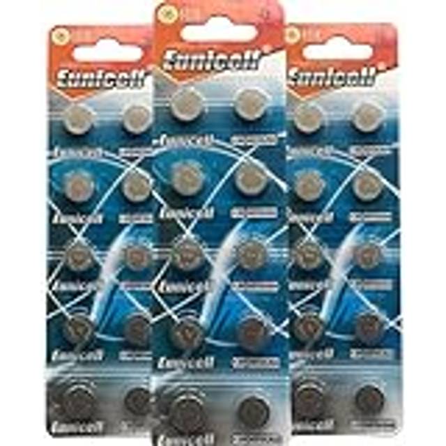Eunicell Set med 100 knappbatterier AG13 LR44 L1154 357 A76 SR44 G13