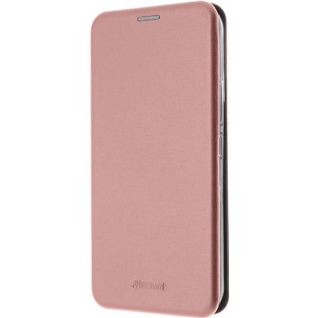 Insmat Exclusive - Vikbart fodral för mobiltelefon - polyuretan, termoplastisk polyuretan (TPU), kartong+papper+aluminiumfolie - rosenrosa - för Samsung Galaxy A14, A14 5G
