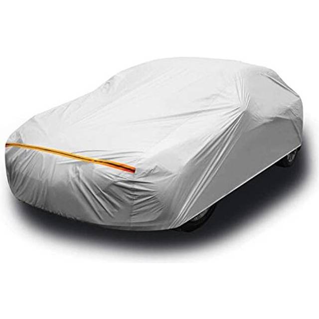 "Sedan Car Cover Waterproof, Ohuhu Outdoor Car Cover for Sedan L (191""-201""), Full Car Cover, UV Protection Auto Cover, Windproof Dustproof Scratch"