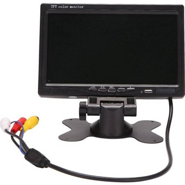 12V-24V 7 inch TFT LCD Color HD Monitor for Car CCTV Reverse Rear View Backup Camera