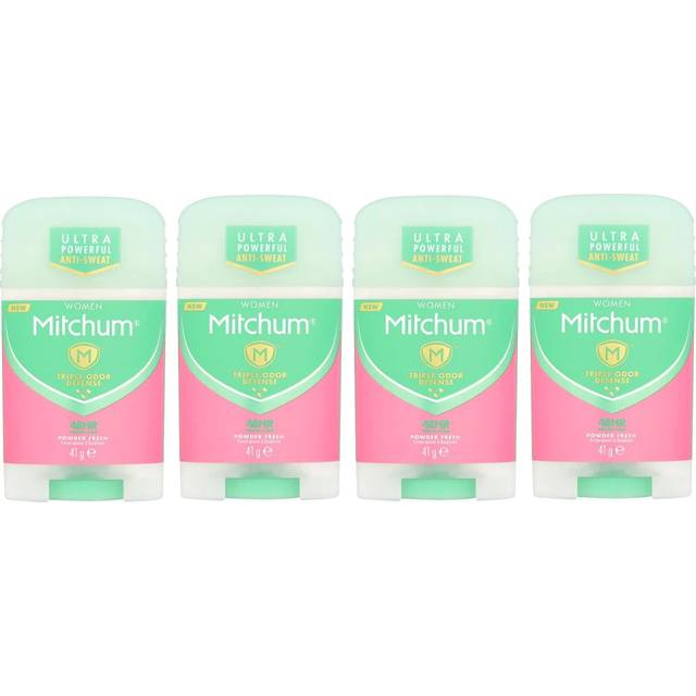 Mitchum Stick Powder Fresh 41g - Pack of 4