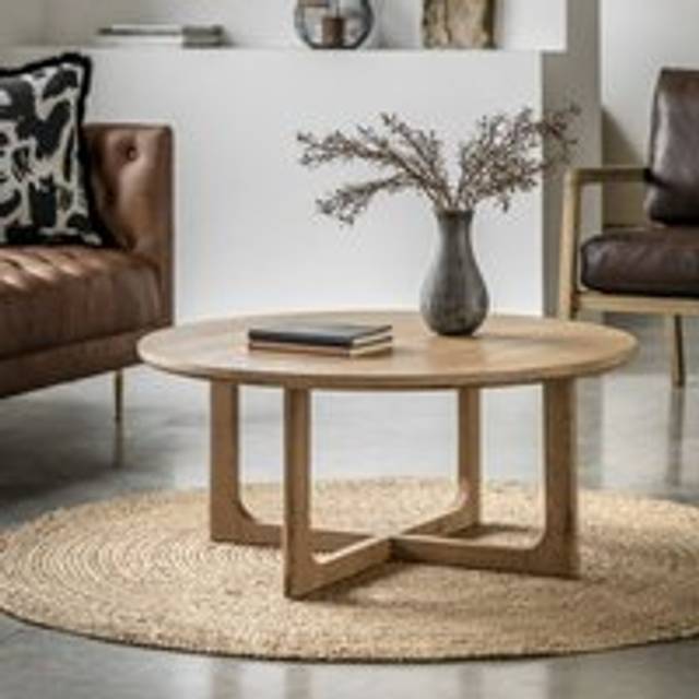 Craft Oak Round Coffee Table - Natural