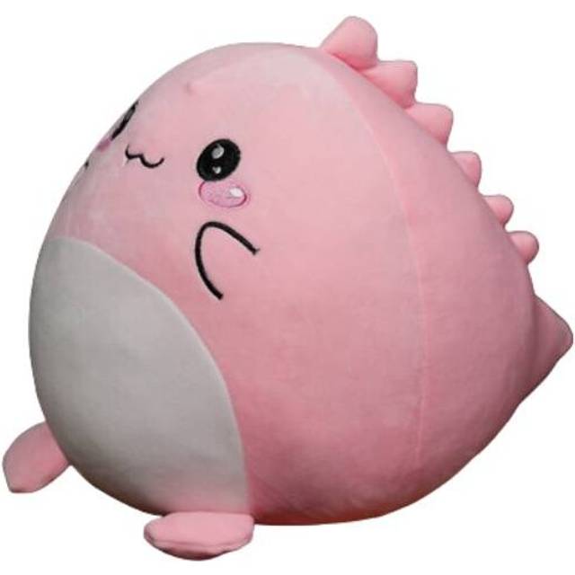 (Pink, 20cm/7.87in) Squishmallow Plush Dinosaur Toy Large Pillow Cushion Childrens Birthday Gift