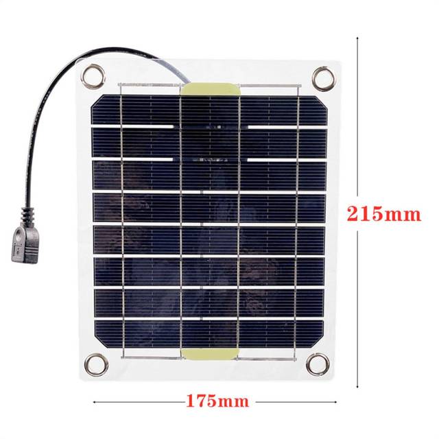 20W Aquarium Air Pump Solar Power Oxygenator for Fish Tank Oxygen Pump USB Charging Pond Water Pump