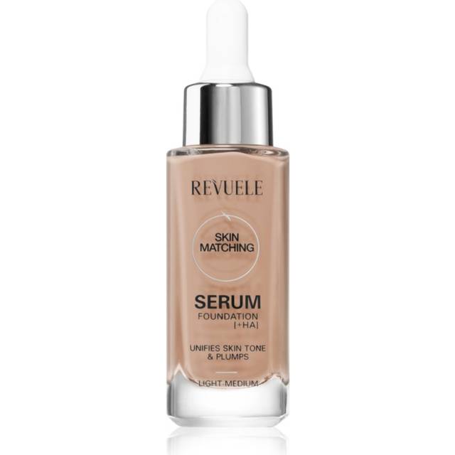 Revuele Serum Foundation [ HA] Fugtende foundation for jævn hudtone Skygge Light-Medium 30 ml