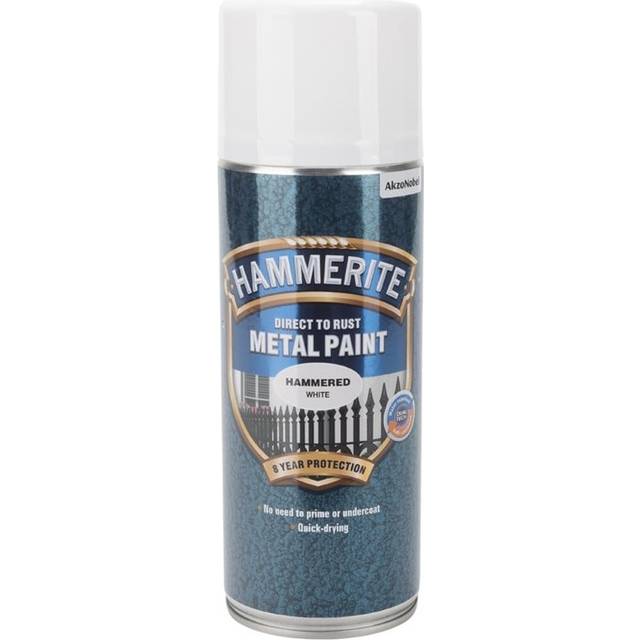 Hammerite Hammarlack spray vit, 400 ml