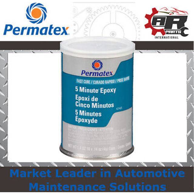 Permatex® fast cure epoxy - ideal for glass plastic rubber + metal 10x4g 21425
