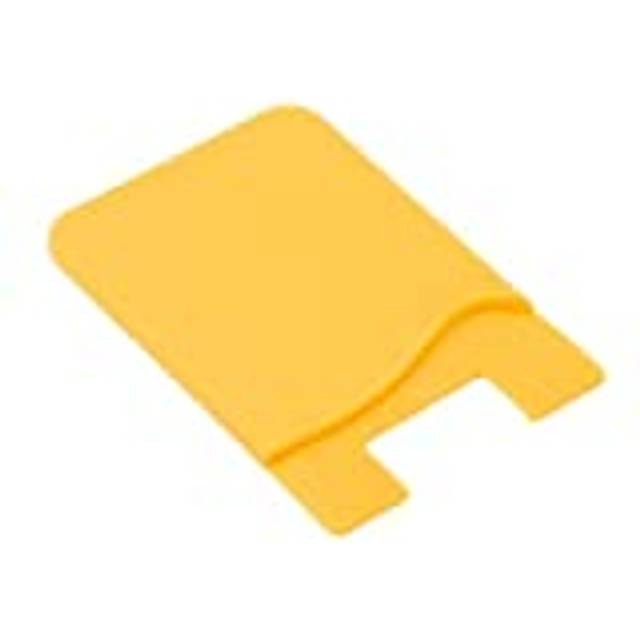 System-s 10x smartphone card holder silicone case card wallet in yellow