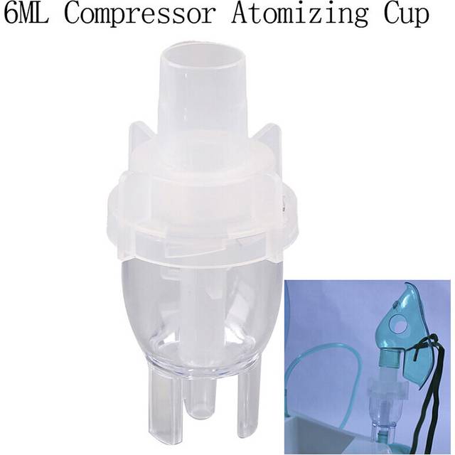 1*Inhaler Part Medicine Atomized Tank  Nebulizer Cup for Air Compressor Nebulizer Portable Accessary Medicine Bottle Health 6ML