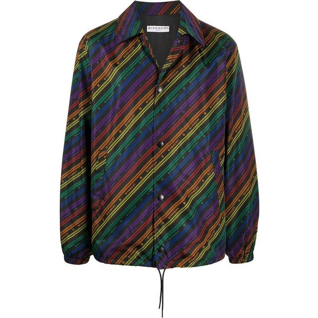 Givenchy, Jacka, Herr, L, Nylon, Rainbow Chain Nylonjacka - multicolor (L)