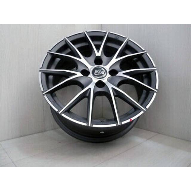Msw Avantgarde 25 Alloy Wheel 17x7 Et25 4x108 Matt Titanium Full Polished 65....
