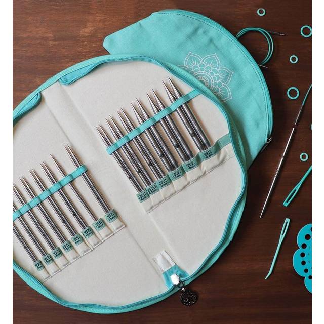 "Knitter's Pride-Mindful Interchangeable Lace Needles Set 5""""""""-Gratitude Sizes 2.5/3mm to 17/12mm -KP250301"