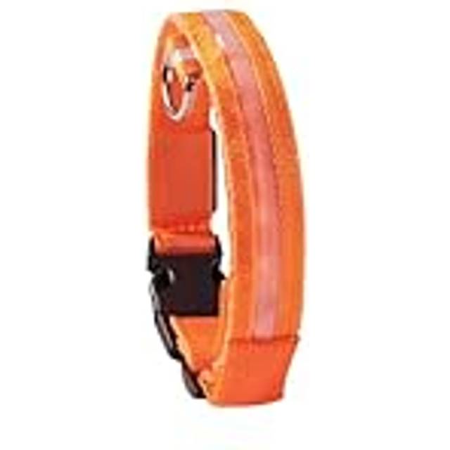 LED-halsband för hundar - Light Up Glow Halsband för hundar - Uppladdningsbart blinkande LED-halsbandsljus, upplyst hundhalsband för valpar, små, medelstora hundar och husdjur Tsuchiya
