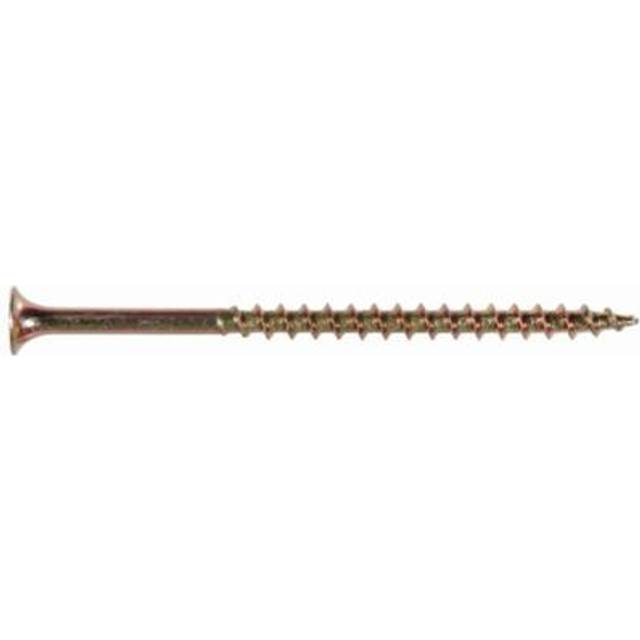 The Hillman Group 47670 6-Inch x 1-Inch All Purpose Wood Screw with Phillips Drive  1-Pound  Yellow