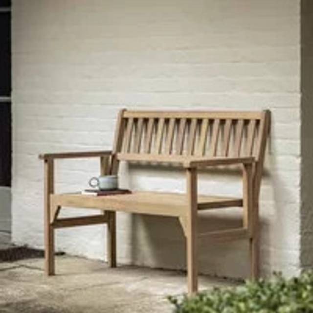 Crossland Grove Titson Folding Bench, Brown