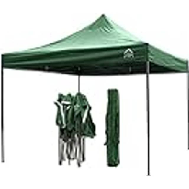 All Seasons Gazebos 3m x 3m Pop Up Gazebo Green, Green