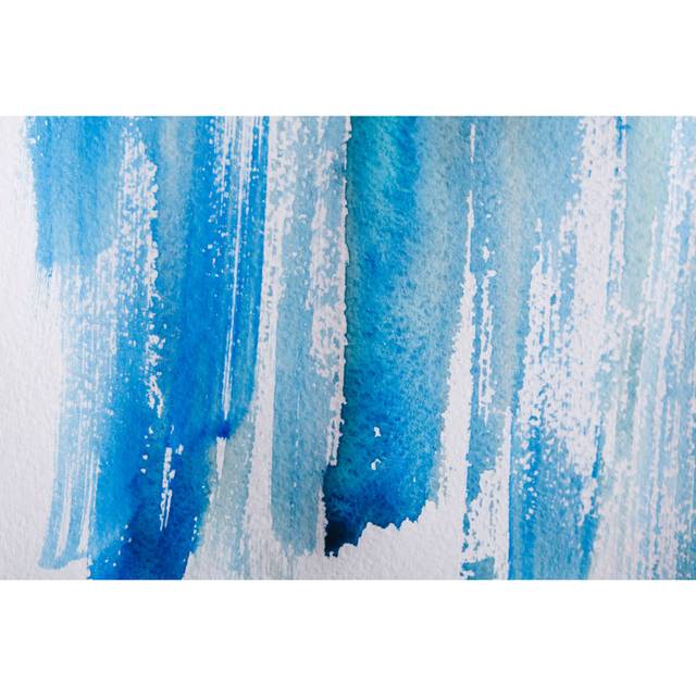Augustyne Paint Brush Strokes Texture by Prostock-Studio - Wrapped Canvas Graphic Art (81cm H x 122cm W x 3.8cm D)