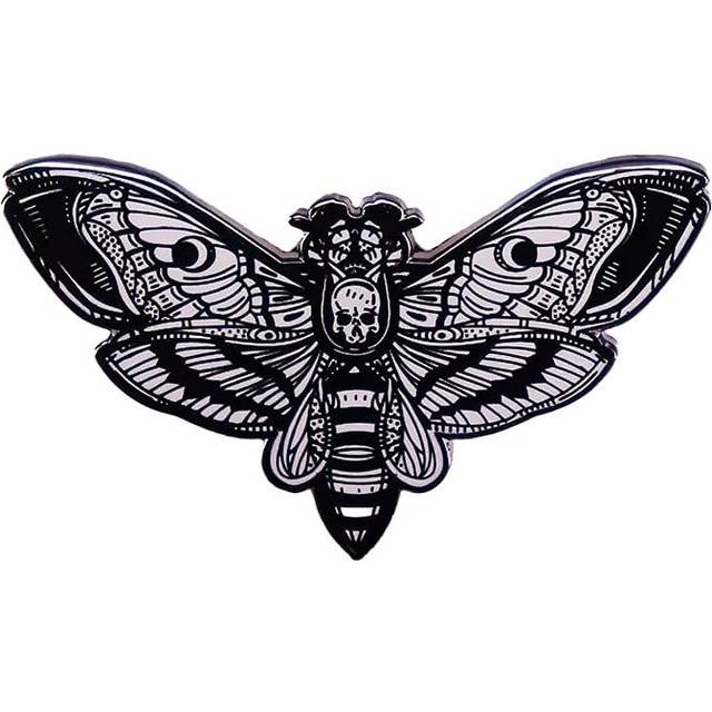 Attitude Clothing Death&apos;s Head Moth Enamel Pin