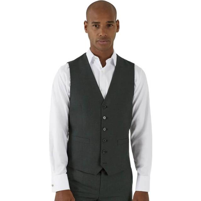 Skopes Harcourt Standard Waistcoat, Green, Size 40, Men