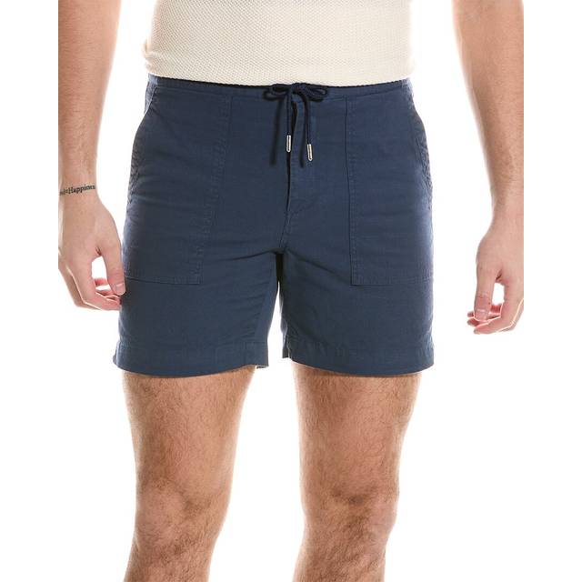 Robert Talbott Anderson Linen-Blend Drawstring Short