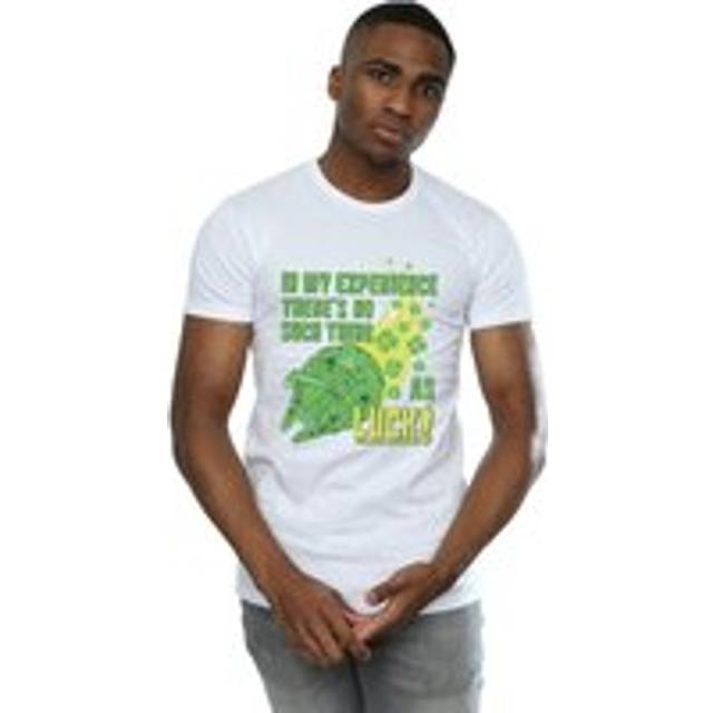 Millennium Falcon Shamrock Luck T-Shirt - White
