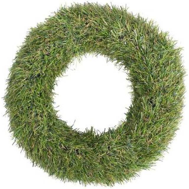 Vickerman 10 Green Grass Wreath 2Pk  FO182701