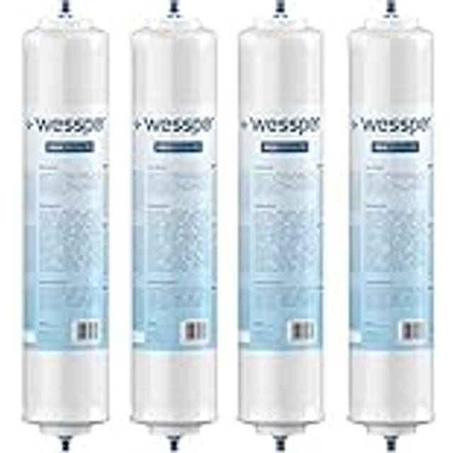 Wessper Vattenfilter för kylskåp ersättning för Samsung Side By Side, LG, AEG, HAIER, Whirlpool, DA29-10105J, HAFEX/EXP, DA99-02131B, WSF-100, EF9603, USC-100 (4)