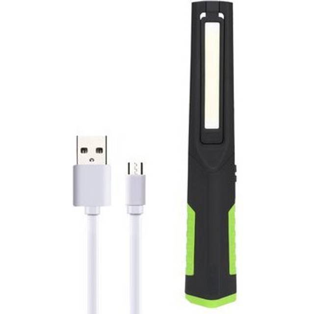 Portable COB LED USB Rechargeable Magnetic Work Light Hook Foldable Camping Tent Torch Flashlight