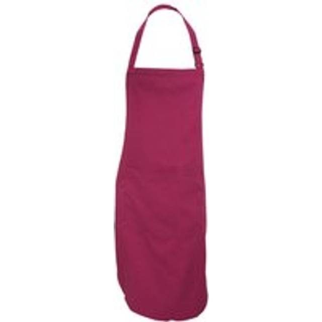 (One Size, Claret) Dennys Adults Unisex Catering Bib Apron With Pocket (Pack of 2)