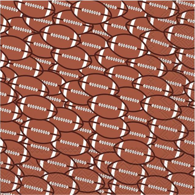 IHR American Football Sport Print Cocktail Paper Napkins 20 Disposable 3-Ply