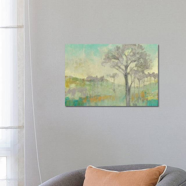 Tree Stand I by Jennifer Goldberger - Wrapped Canvas Painting (66.04 cm H x 45.72 cm W x 1.91 cm D)