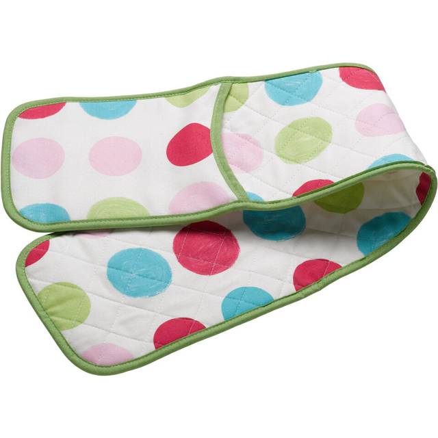 Spots Pattern Quilted Double Oven Glove Pot Holder