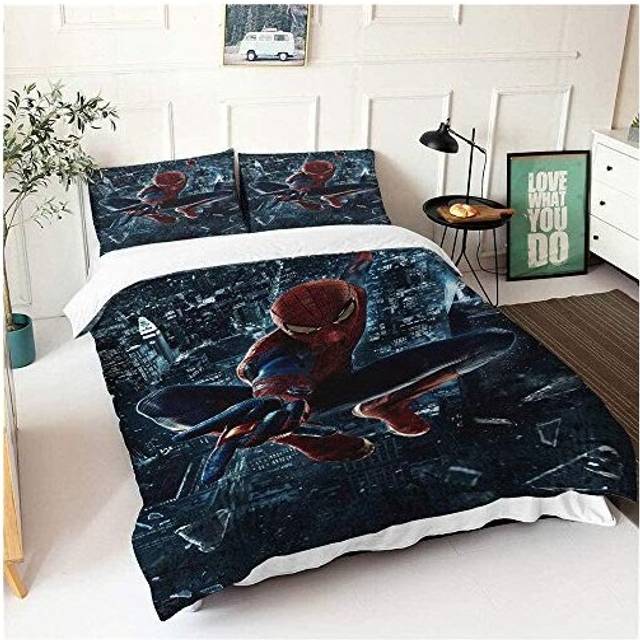 (Style 10, Super King) Spider-Man Bedding Single Double King Duvet Cover