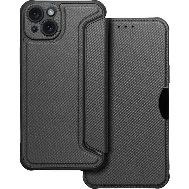 iPhone 15 PlÃ¥nboksfodral Razor Holster - Svart