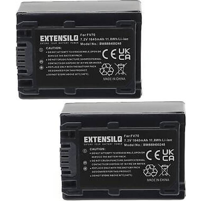 2x battery for sony dcr-hc28e dcr-hc27e dcr-hc30e dcr-hc26e dcr-hc32e 1640mah