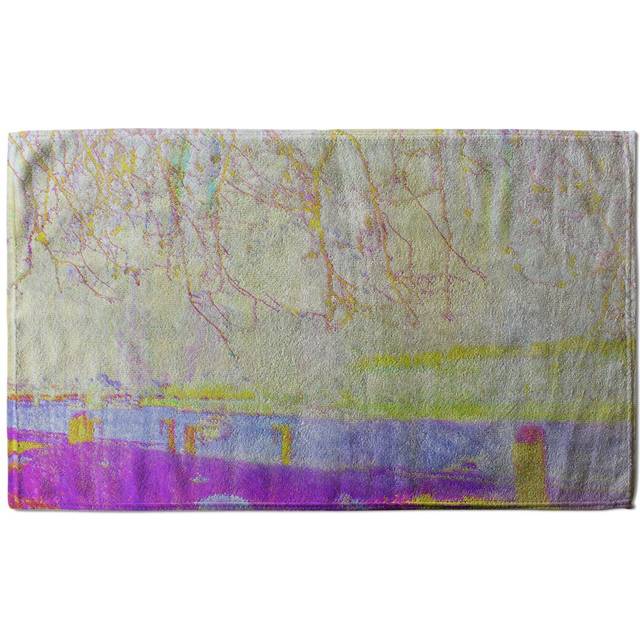 London Eye Tree Drops Tea Towel (25cm L X 16cm W)